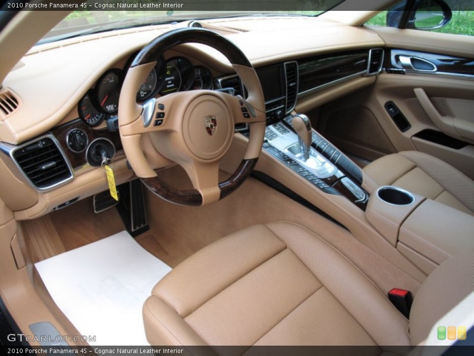 Cognac Natural Leather Interior Photo for the 2010 Porsche Panamera 4S #70556479