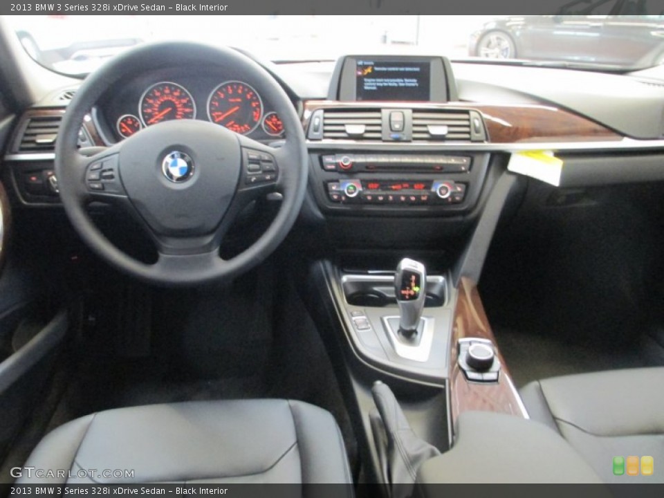 Black Interior Dashboard for the 2013 BMW 3 Series 328i xDrive Sedan #70557040