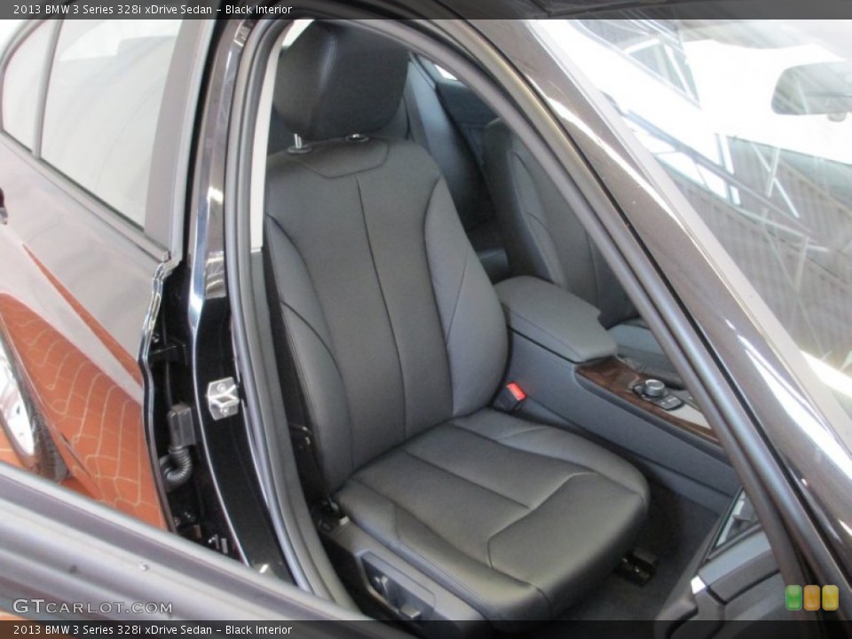 Black Interior Front Seat for the 2013 BMW 3 Series 328i xDrive Sedan #70557064