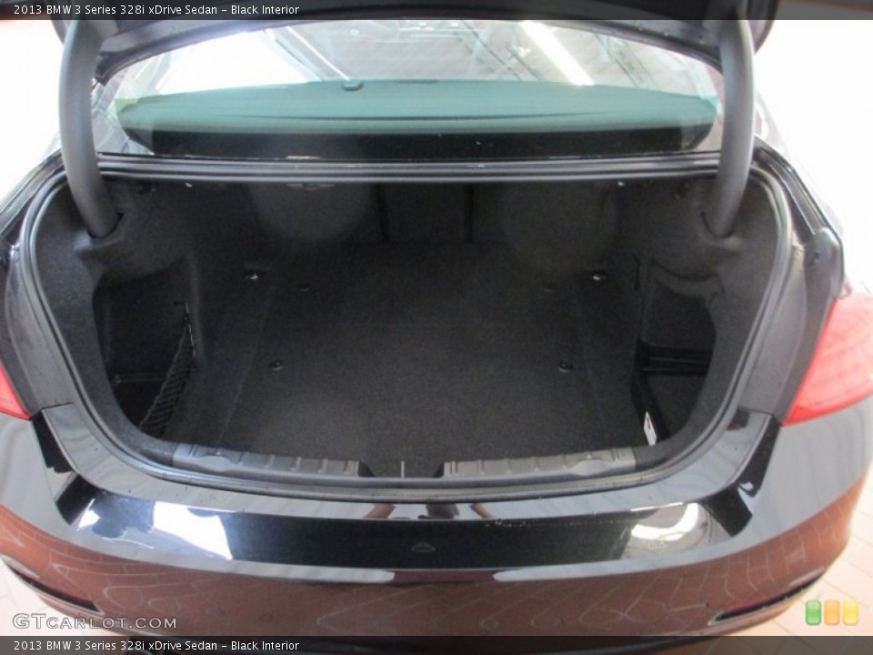 Black Interior Trunk for the 2013 BMW 3 Series 328i xDrive Sedan #70557091