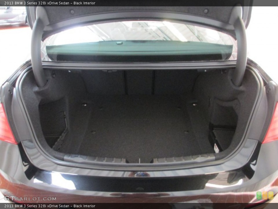 Black Interior Trunk for the 2013 BMW 3 Series 328i xDrive Sedan #70557241