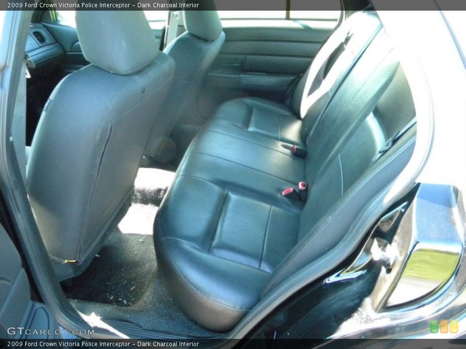 Dark Charcoal Interior Rear Seat for the 2009 Ford Crown Victoria Police Interceptor #70557549