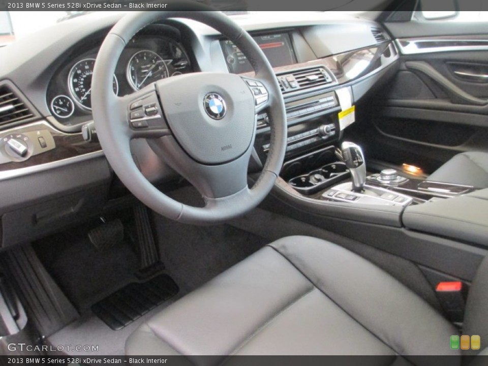 Black Interior Photo for the 2013 BMW 5 Series 528i xDrive Sedan #70557790