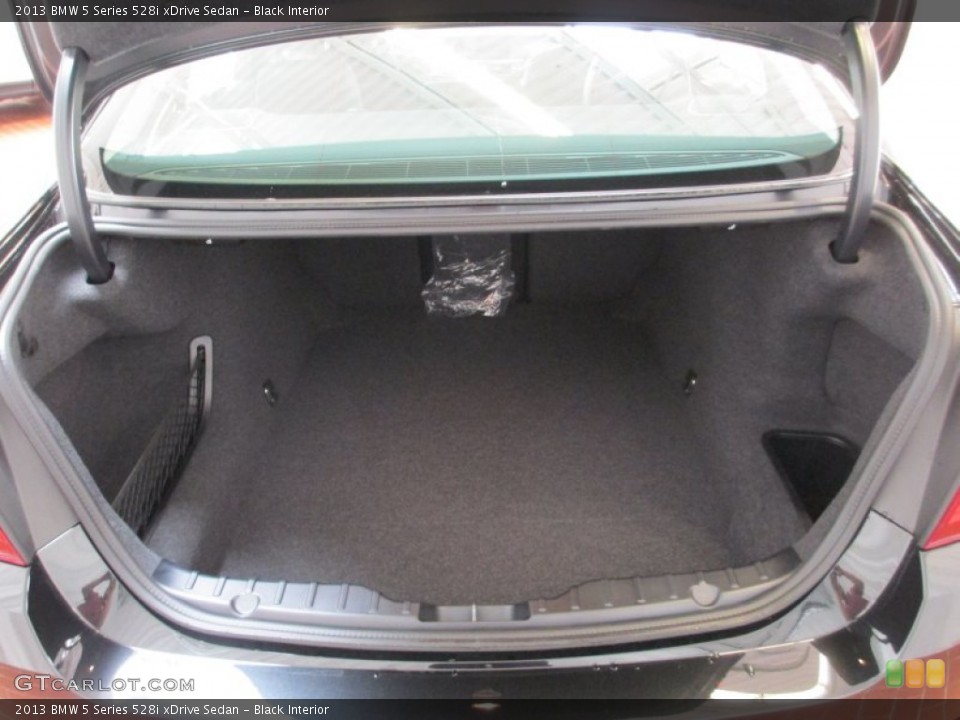 Black Interior Trunk for the 2013 BMW 5 Series 528i xDrive Sedan #70557967