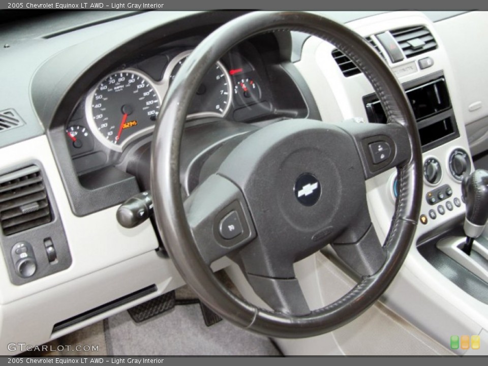 Light Gray Interior Steering Wheel for the 2005 Chevrolet Equinox LT AWD #70558459