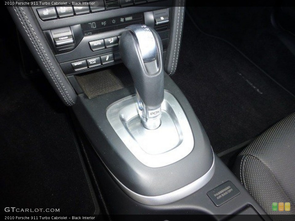 Black Interior Transmission for the 2010 Porsche 911 Turbo Cabriolet #70559599