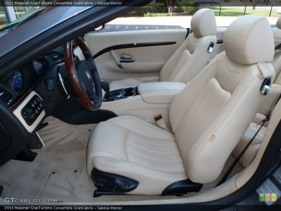 Sabbia Interior Front Seat for the 2011 Maserati GranTurismo Convertible GranCabrio #70559701