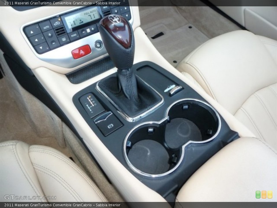 Sabbia Interior Transmission for the 2011 Maserati GranTurismo Convertible GranCabrio #70559758