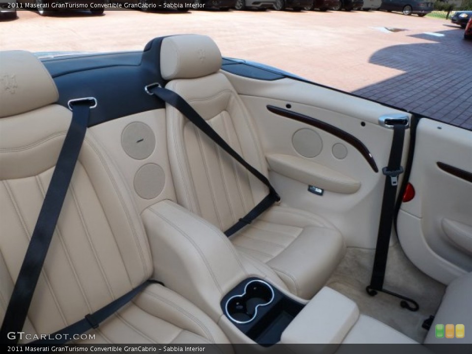 Sabbia Interior Rear Seat for the 2011 Maserati GranTurismo Convertible GranCabrio #70559770