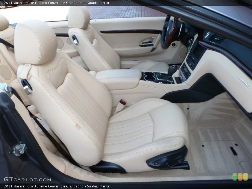 Sabbia Interior Front Seat for the 2011 Maserati GranTurismo Convertible GranCabrio #70559785