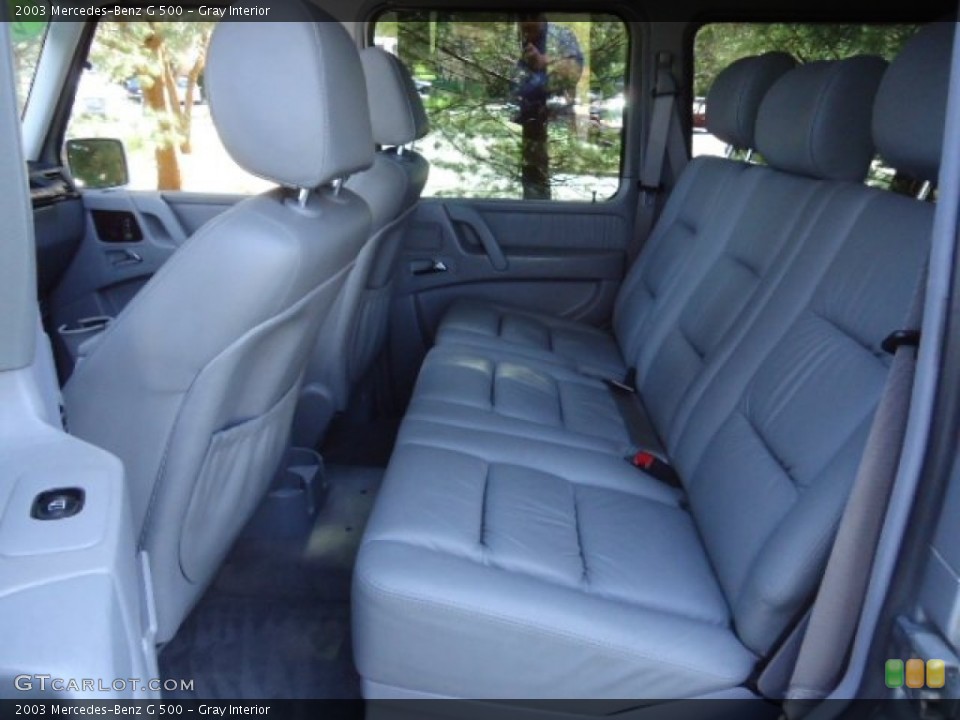 Gray 2003 Mercedes-Benz G Interiors