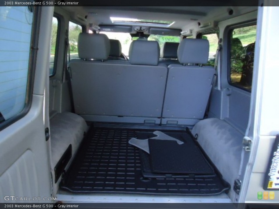 Gray Interior Trunk for the 2003 Mercedes-Benz G 500 #70560307