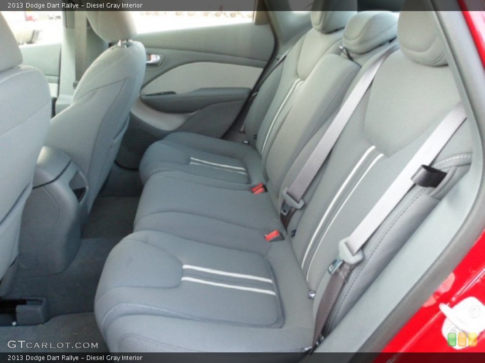 Diesel Gray Interior Rear Seat for the 2013 Dodge Dart Rallye #70560964
