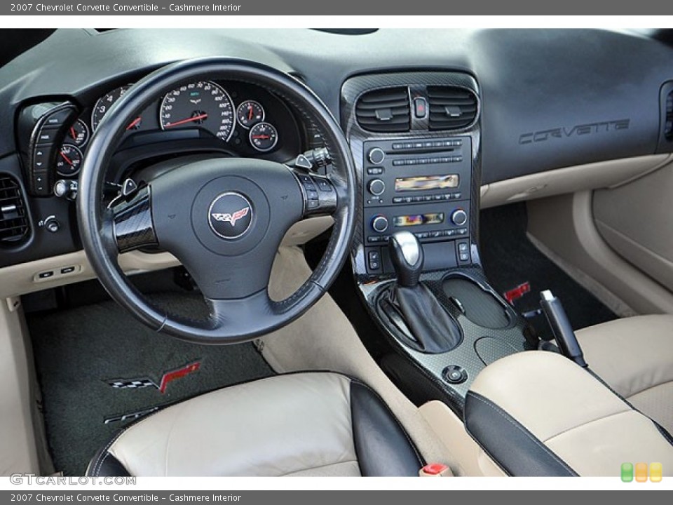 Cashmere Interior Prime Interior for the 2007 Chevrolet Corvette Convertible #70562391