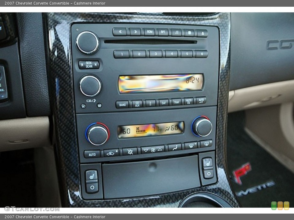 Cashmere Interior Controls for the 2007 Chevrolet Corvette Convertible #70562409