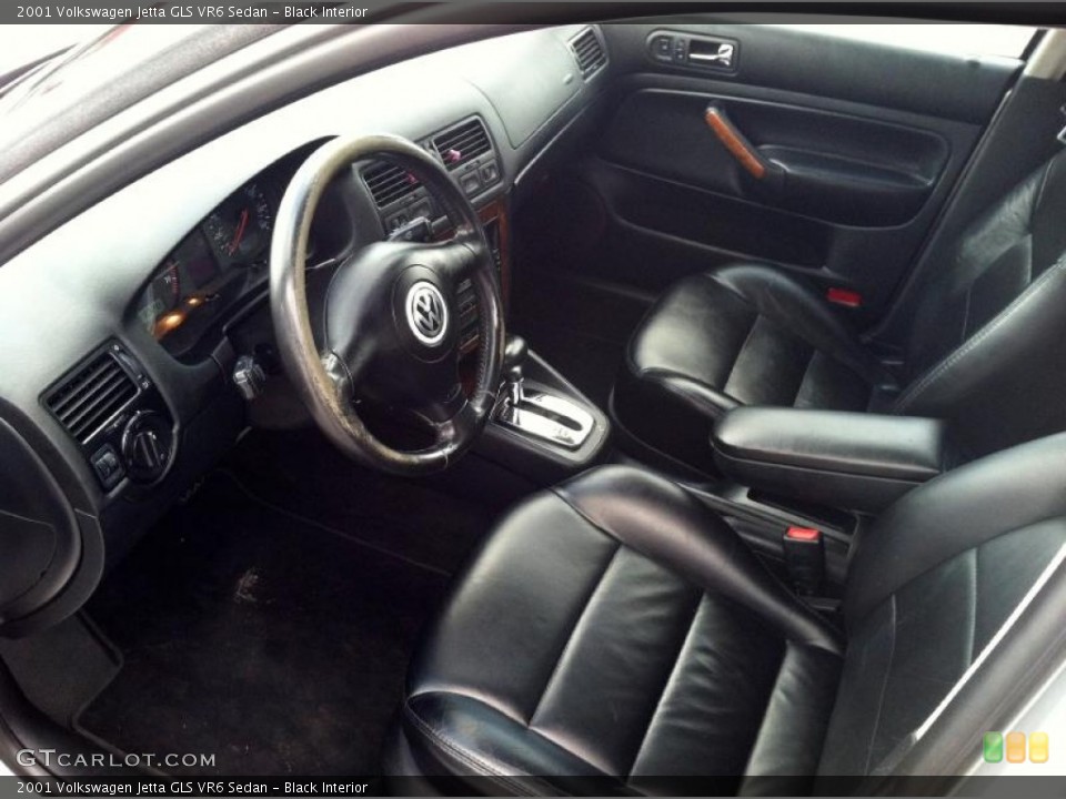 Black Interior Photo for the 2001 Volkswagen Jetta GLS VR6 Sedan #70563798