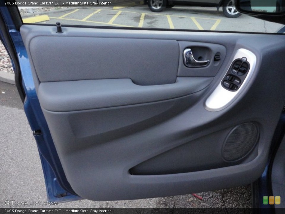 Medium Slate Gray Interior Door Panel for the 2006 Dodge Grand Caravan SXT #70566234