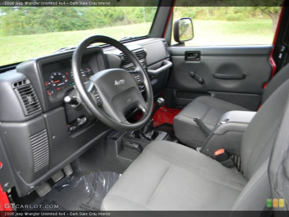 Dark Slate Gray Interior Photo for the 2006 Jeep Wrangler Unlimited 4x4 #70571505