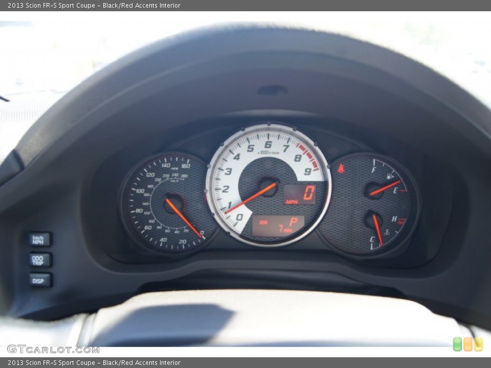 Black/Red Accents Interior Gauges for the 2013 Scion FR-S Sport Coupe #70572531