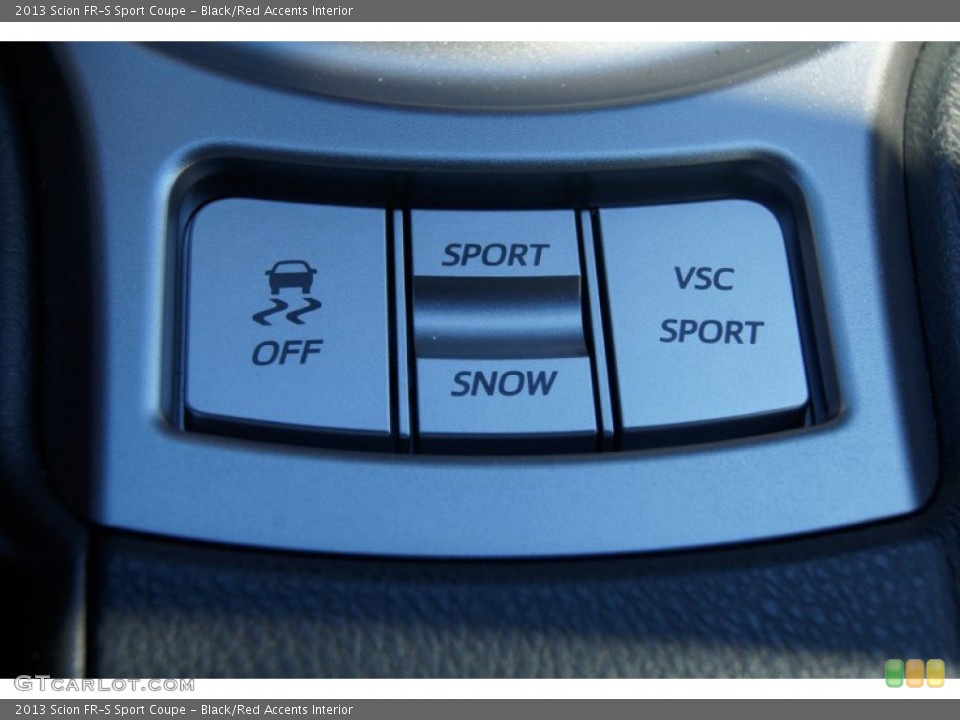 Black/Red Accents Interior Controls for the 2013 Scion FR-S Sport Coupe #70572573