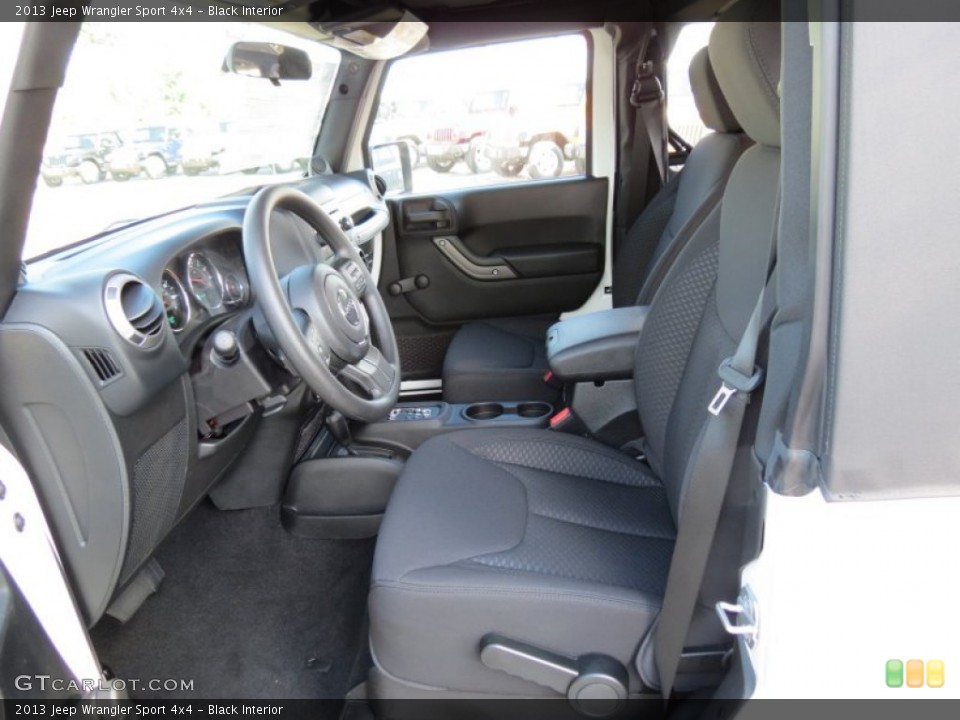 Black Interior Photo for the 2013 Jeep Wrangler Sport 4x4 #70576107