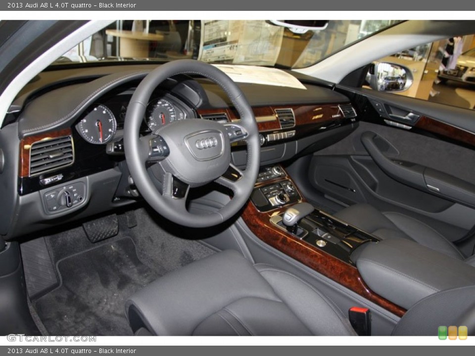 Black Interior Prime Interior for the 2013 Audi A8 L 4.0T quattro #70577916