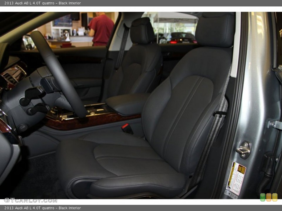 Black Interior Front Seat for the 2013 Audi A8 L 4.0T quattro #70577927