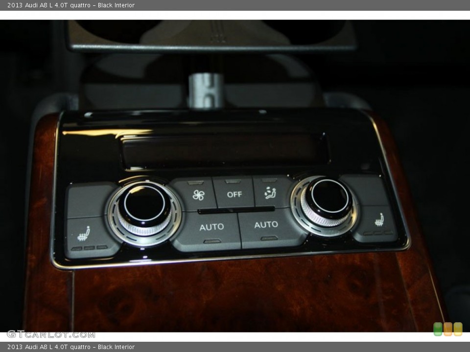Black Interior Controls for the 2013 Audi A8 L 4.0T quattro #70577952