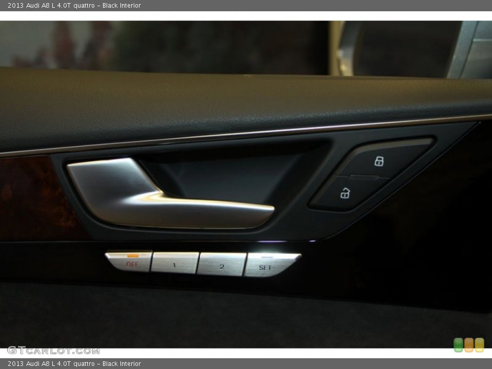 Black Interior Controls for the 2013 Audi A8 L 4.0T quattro #70577988