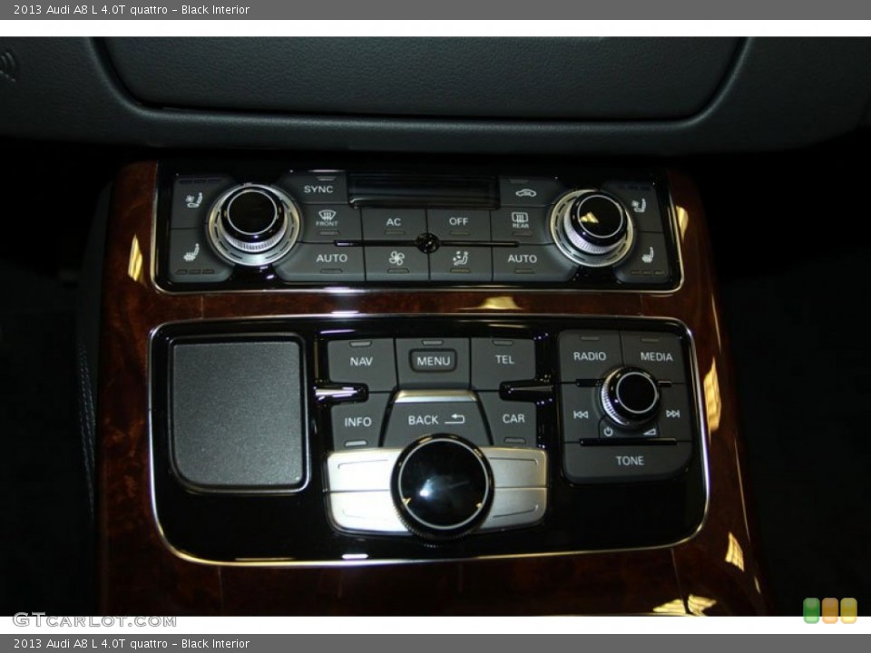 Black Interior Controls for the 2013 Audi A8 L 4.0T quattro #70577994