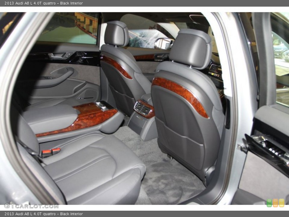 Black Interior Rear Seat for the 2013 Audi A8 L 4.0T quattro #70578036