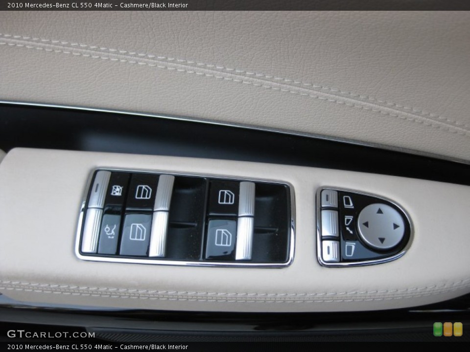 Cashmere/Black Interior Controls for the 2010 Mercedes-Benz CL 550 4Matic #70578154