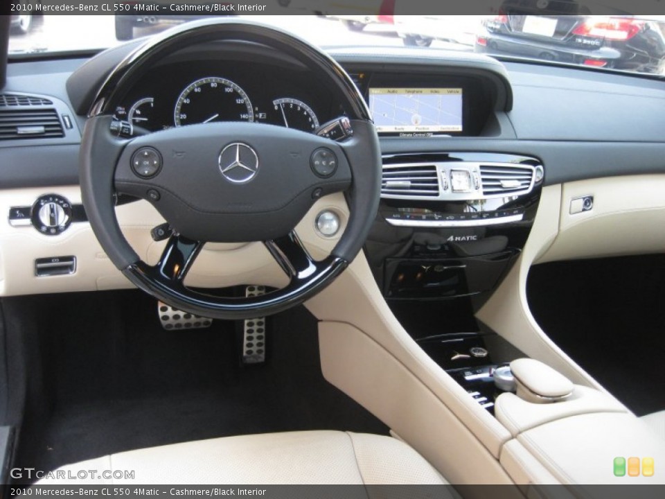 Cashmere/Black Interior Dashboard for the 2010 Mercedes-Benz CL 550 4Matic #70578282