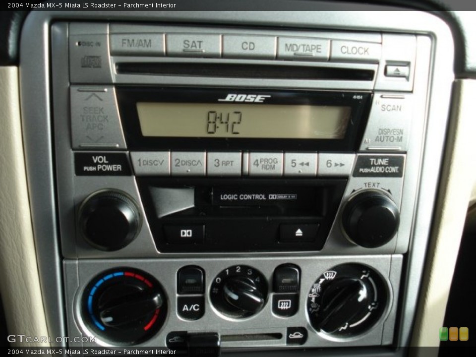 Parchment Interior Controls for the 2004 Mazda MX-5 Miata LS Roadster #70579029