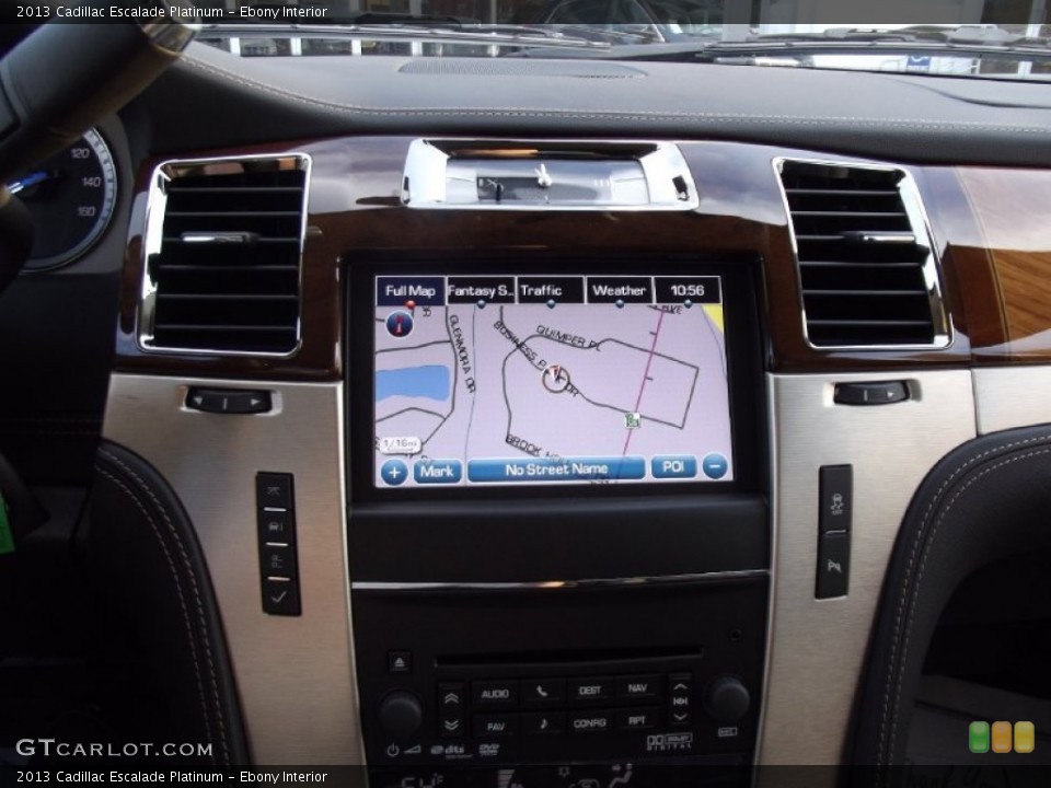 Ebony Interior Navigation for the 2013 Cadillac Escalade Platinum #70579485