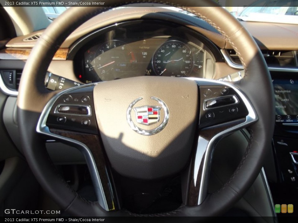 Shale/Cocoa Interior Steering Wheel for the 2013 Cadillac XTS Premium FWD #70579899