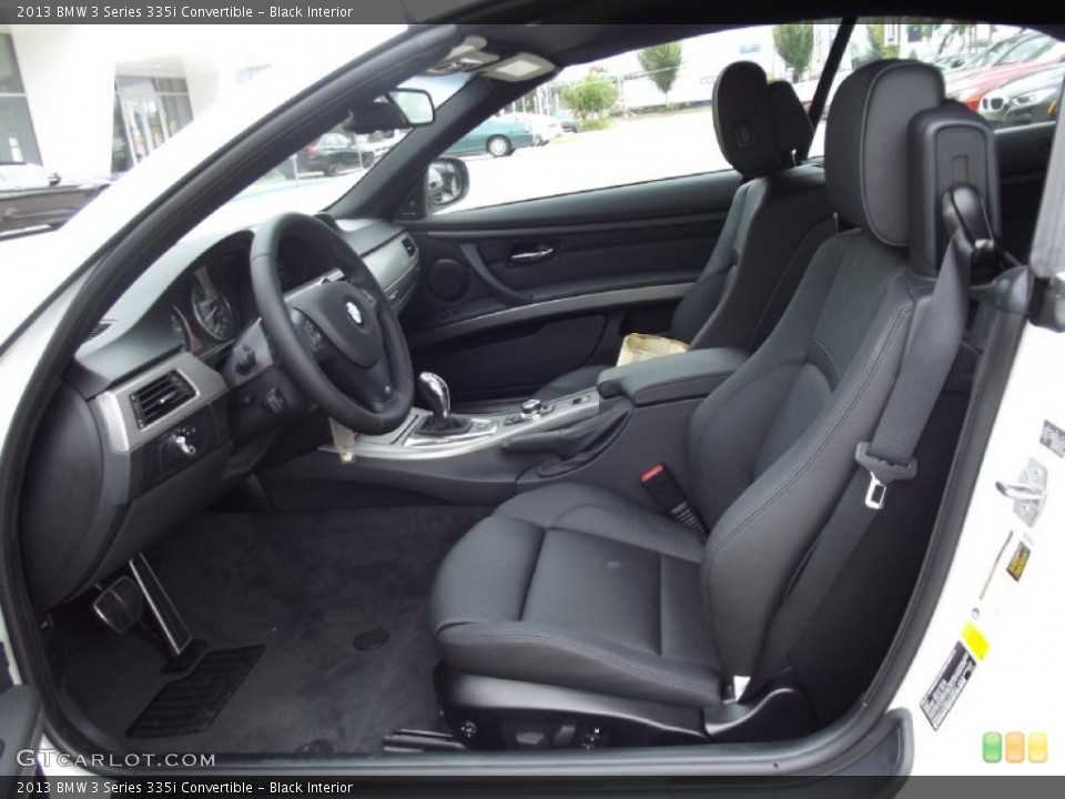 Black Interior Photo for the 2013 BMW 3 Series 335i Convertible #70581450