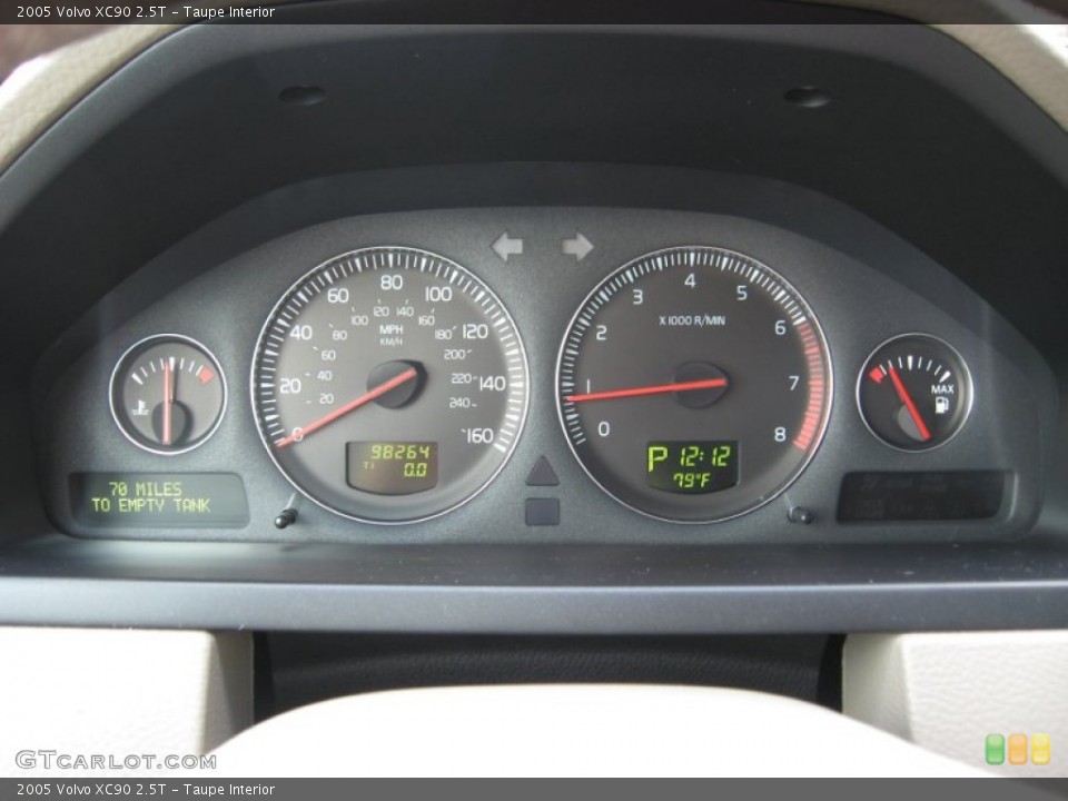 Taupe Interior Gauges for the 2005 Volvo XC90 2.5T #70581996