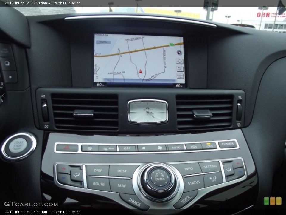 Graphite Interior Navigation for the 2013 Infiniti M 37 Sedan #70582269