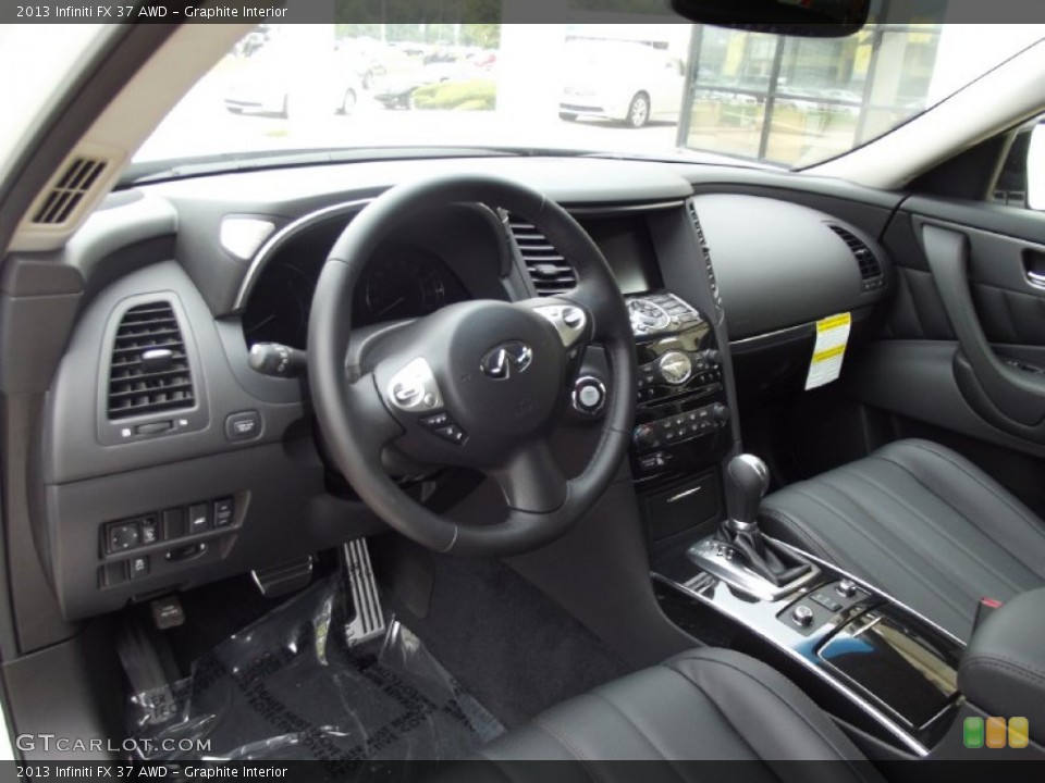 Graphite Interior Prime Interior for the 2013 Infiniti FX 37 AWD #70583055