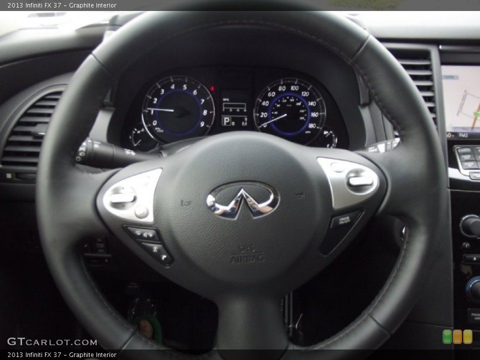 Graphite Interior Steering Wheel for the 2013 Infiniti FX 37 #70583184