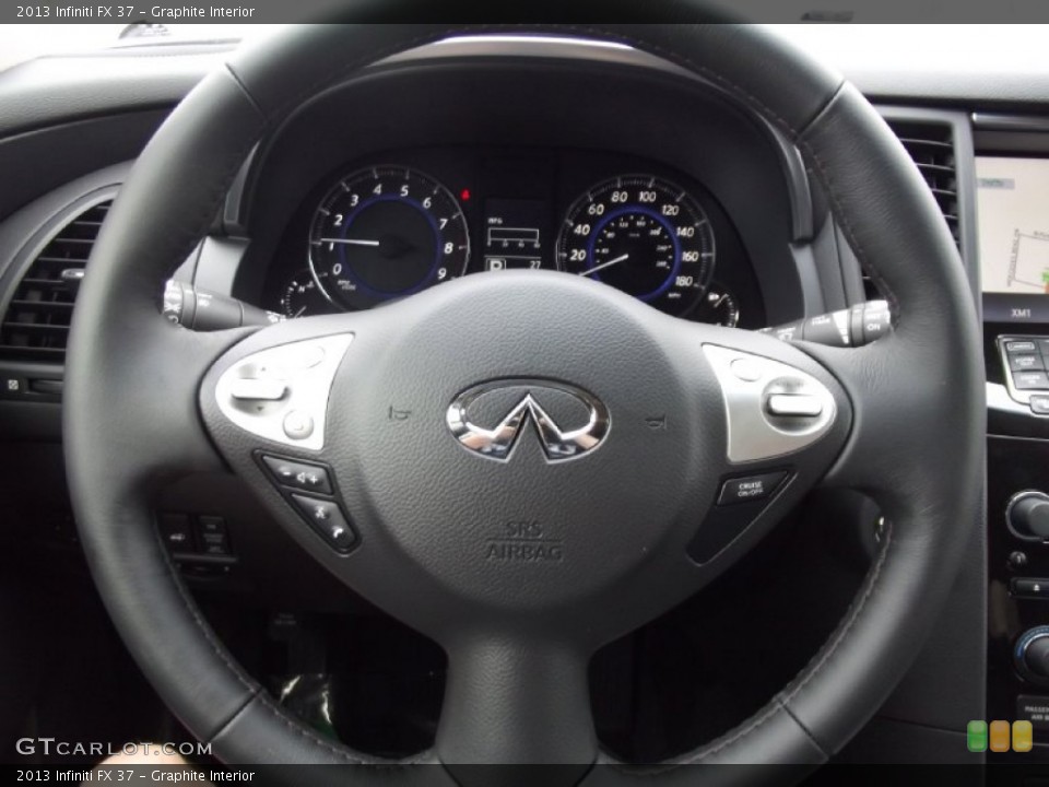 Graphite Interior Steering Wheel for the 2013 Infiniti FX 37 #70583313