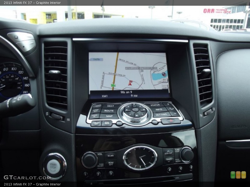 Graphite Interior Navigation for the 2013 Infiniti FX 37 #70583322