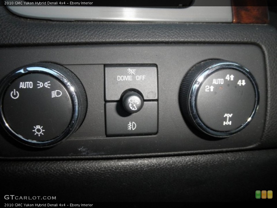 Ebony Interior Controls for the 2010 GMC Yukon Hybrid Denali 4x4 #70583979