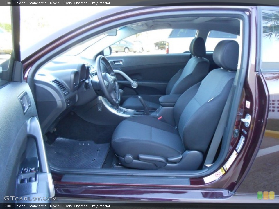 Dark Charcoal Gray Interior Photo for the 2008 Scion tC  #70585590