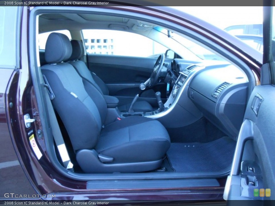 Dark Charcoal Gray Interior Photo for the 2008 Scion tC  #70585617