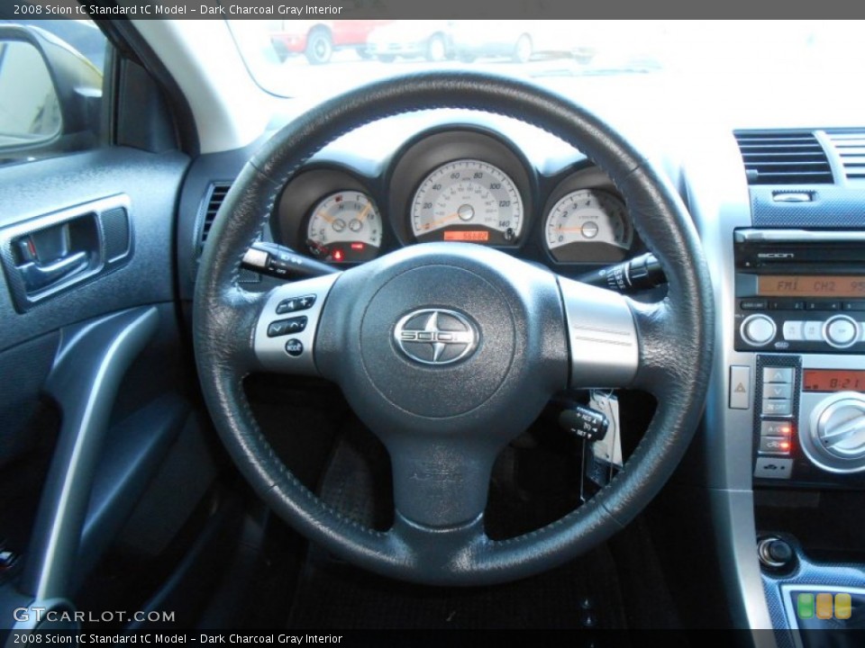 Dark Charcoal Gray Interior Steering Wheel for the 2008 Scion tC  #70585650