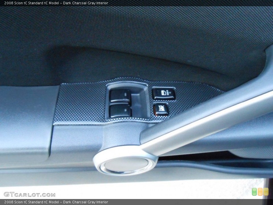 Dark Charcoal Gray Interior Controls for the 2008 Scion tC  #70585686