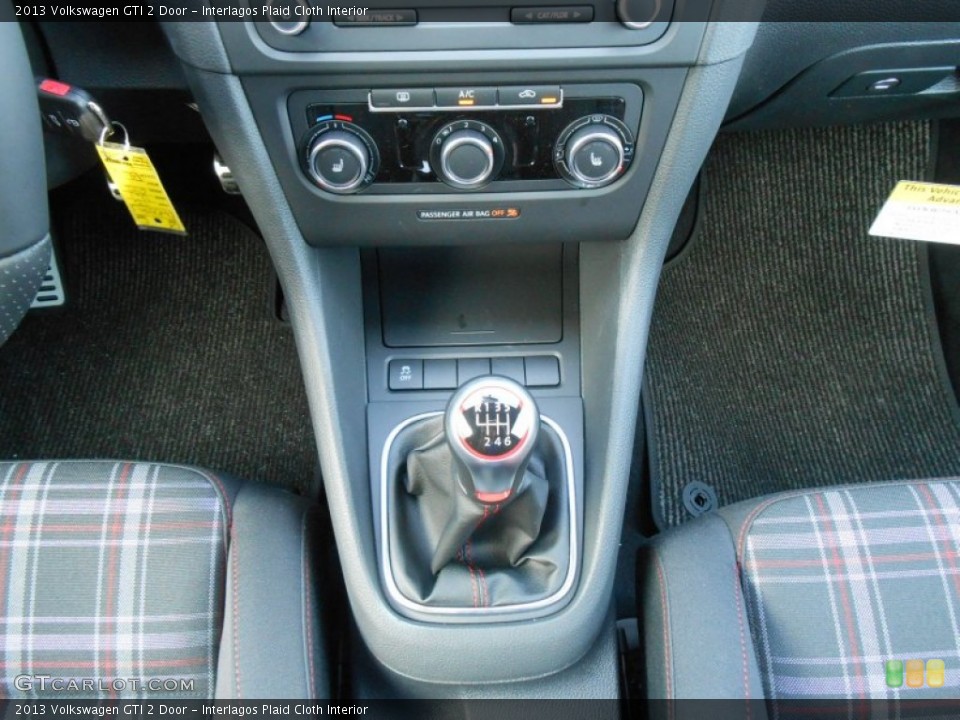 Interlagos Plaid Cloth Interior Transmission for the 2013 Volkswagen GTI 2 Door #70586049