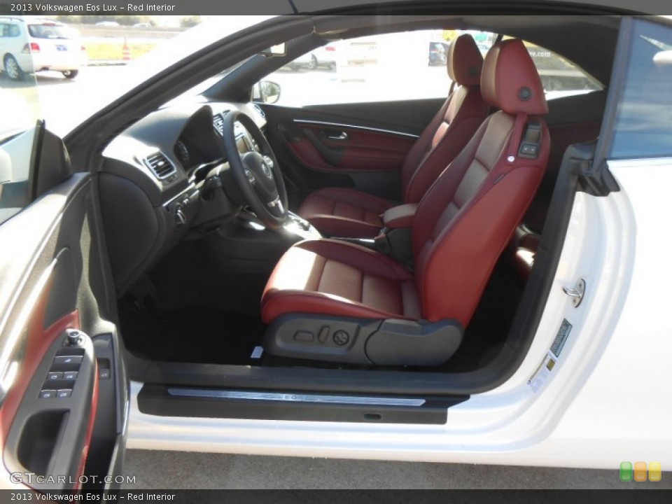 Red Interior Photo for the 2013 Volkswagen Eos Lux #70586172